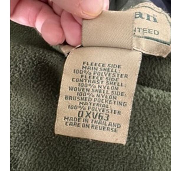 "L.L. Bean" RARE!! Reversible Mens Jacket SZ XL Reg. Fleece And Nylon Raincoat - Picture 11 of 16